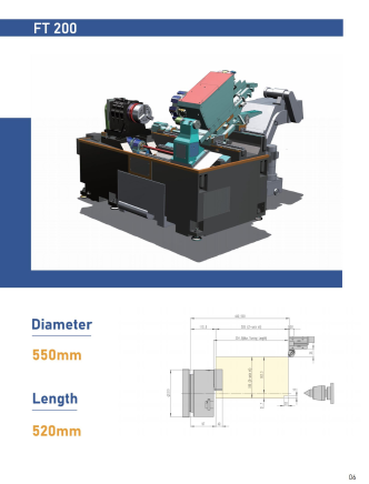 FT 200 Slant Bed Lathe