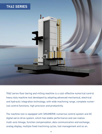 TK62 SERIES Boring Machine